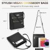imageBOSTANTEN Crossbody Purses for Women Medium Shoulder Bag Quilted Handbags with Zipper PocketC03black