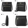 imageBOSTANTEN Crossbody Purses for Women Medium Shoulder Bag Quilted Handbags with Zipper PocketC03black