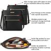 imageBOSTANTEN Crossbody Purses for Women Medium Shoulder Bag Quilted Handbags with Zipper PocketC03black