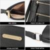 imageBOSTANTEN Crossbody Purses for Women Medium Shoulder Bag Quilted Handbags with Zipper PocketC03black