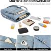 imageBOSTANTEN Crossbody Purses for Women Medium Shoulder Bag Quilted Handbags with Zipper PocketC07blue