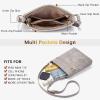 imageBOSTANTEN Crossbody Purses for Women Medium Shoulder Bag Quilted Handbags with Zipper PocketC07grey