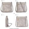 imageBOSTANTEN Crossbody Purses for Women Medium Shoulder Bag Quilted Handbags with Zipper PocketC07grey
