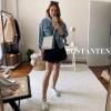 imageBOSTANTEN Crossbody Purses for Women Medium Shoulder Bag Quilted Handbags with Zipper PocketC07grey
