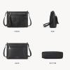 imageBOSTANTEN Crossbody Purses for Women Medium Shoulder Bag Quilted Handbags with Zipper PocketZblack