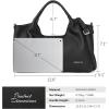 imageBOSTANTEN Genuine Leather Purses for Women Designer Handbags Crossbody Shoulder Bags Top Handle Satchel with Adjustable StrapBlack