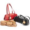 imageBOSTANTEN Handbags for Women Trendy Vegan Leather Underarm Purse Daily Shoulder Bag with Baseball CharmBlack