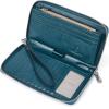 imageBOSTANTEN Leather Wallet for Women RFID Blocking Zip Around Credit Cards Holder Phone ClutchBpeacock Blue