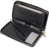 imageBOSTANTEN Leather Wallet for Women RFID Blocking Zip Around Credit Cards Holder Phone ClutchEblack Leopard