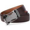 imageBOSTANTEN Mens Belt Leather Ratchet Belt For Men Dress and Casual with Adjustable Buckle Trim to Fit001 Coffee