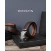 imageBOSTANTEN Mens Belt Leather Ratchet Belt For Men Dress and Casual with Adjustable Buckle Trim to Fit001 Coffee