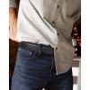 imageBOSTANTEN Mens Belt Leather Ratchet Belt For Men Dress and Casual with Adjustable Buckle Trim to Fit003black With Coffee