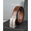 imageBOSTANTEN Mens Belt Leather Ratchet Belt For Men Dress and Casual with Adjustable Buckle Trim to Fit024  Bostantendark Brown