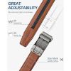 imageBOSTANTEN Mens Belt Leather Ratchet Belt For Men Dress and Casual with Adjustable Buckle Trim to Fit024  Bostantendark Brown