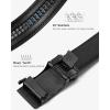 imageBOSTANTEN Mens Belt Leather Ratchet Belt For Men Dress and Casual with Adjustable Buckle Trim to FitA01black