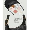 imageBOSTANTEN Purses for Women Small Crossbody Bags Crescent Shoulder Bag Hobo Handbag with Adjustable StrapLarge Black