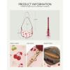 imageBOSTANTEN Purses for Women Small Crossbody Bags Crescent Shoulder Bag Hobo Handbag with Adjustable StrapSmall Cherry Pink