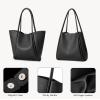 imageBOSTANTEN Purses for Women Trendy Travel Shoulder Bag Ladies Designer Tote Handbag 2025 114quot x 3quot x 122quotBlack