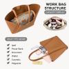 imageBOSTANTEN Purses for Women Trendy Travel Shoulder Bag Ladies Designer Tote Handbag 2025 114quot x 3quot x 122quotBrown