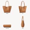 imageBOSTANTEN Purses for Women Trendy Travel Shoulder Bag Ladies Designer Tote Handbag 2025 114quot x 3quot x 122quotBrown