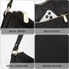 imageBOSTANTEN Purses for Women Vegan Leather Shoulder Bag Designer Ladies Hobo Handbags PocketbooksA01black