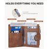 imageBOSTANTEN Quilted Crossbody Bags for Women  Small Wallet for Women Leather RFID Blocking Card Holder
