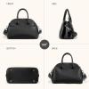 imageBOSTANTEN Satchel Purses for Women Trendy Slouchy Bags Vegan Leather Shoulder Bag Designer Purses with Adjustable StrapBblack