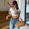 imageBOSTANTEN Satchel Purses for Women Trendy Slouchy Bags Vegan Leather Shoulder Bag Designer Purses with Adjustable StrapBbrown