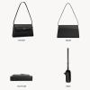 imageBOSTANTEN Shoulder Bag Crossbody Purses for Women Designer Leather Handbags with Adjustable Shoulder StrapBlack