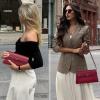 imageBOSTANTEN Shoulder Bag Crossbody Purses for Women Designer Leather Handbags with Adjustable Shoulder StrapRed