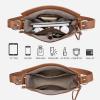 imageBOSTANTEN Shoulder Bag for Women Trendy Crossbody Purses Vegan Leather Handbag With Adjustable StrapBrown