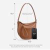 imageBOSTANTEN Shoulder Bag for Women Trendy Crossbody Purses Vegan Leather Handbag With Adjustable StrapBrown