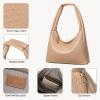 imageBOSTANTEN Shoulder Bag for Women Trendy Summer Hobo Handbag Purse Tophandlde Tote BagKhaki