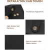 imageBOSTANTEN Slim Wallet for Women Small RFID Blocking Credit Card Holder Leather Bifold Wallets with Zipper Coin Pocket BeigeBrownBlack