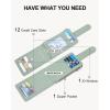 imageBOSTANTEN Slim Wallet for Women Small RFID Blocking Credit Card Holder Leather Bifold Wallets with Zipper Coin Pocket BeigeBrownSGreen