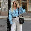 imageBOSTANTEN Small Bucket Bag for Women Crossbody Bags Trendy Vegan Leather Shoulder Purses Designer Ladies HandbagsBlack