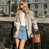 imageBOSTANTEN Small Bucket Bag for Women Crossbody Bags Trendy Vegan Leather Shoulder Purses Designer Ladies HandbagsBrown