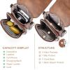 imageBOSTANTEN Small Crossbody Bags for Women Cell Phone Purse Leather Wallet Handbags with Card SlotsA02black With Brown