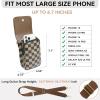 imageBOSTANTEN Small Crossbody Bags for Women Cell Phone Purse Leather Wallet Handbags with Card SlotsA08checkered Coffee