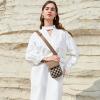 imageBOSTANTEN Small Crossbody Bags for Women Cell Phone Purse Leather Wallet Handbags with Card SlotsA08checkered Coffee