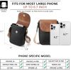 imageBOSTANTEN Small Crossbody Bags for Women Cell Phone Purse Leather Wallet Handbags with Card SlotsB01black With Balck