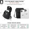 imageBOSTANTEN Small Crossbody Bags for Women Cell Phone Purse Leather Wallet Handbags with Card SlotsB01retro Black