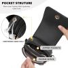 imageBOSTANTEN Small Crossbody Bags for Women Cell Phone Purse Leather Wallet Handbags with Card SlotsC01black
