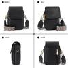 imageBOSTANTEN Small Crossbody Bags for Women Cell Phone Purse Leather Wallet Handbags with Card SlotsC01black