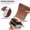 imageBOSTANTEN Small Crossbody Bags for Women Cell Phone Purse Leather Wallet Handbags with Card SlotsC01brown With Beige