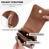 imageBOSTANTEN Small Crossbody Bags for Women Cell Phone Purse Leather Wallet Handbags with Card SlotsC01retro Brown