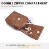 imageBOSTANTEN Small Crossbody Bags for Women Cell Phone Purse Leather Wallet Handbags with Card SlotsC01retro Brown