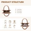 imageBOSTANTEN Small Crossbody Bags for Women Designer Zip Cell Phone Purse Shoulder Handbags Wallet with Card SlotsCbeige With Brown
