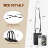 imageBOSTANTEN Small Crossbody Bags for Women Designer Zip Cell Phone Purse Shoulder Handbags Wallet with Card SlotsCblack