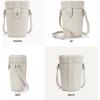 imageBOSTANTEN Small Crossbody Bags for Women Designer Zip Cell Phone Purse Shoulder Handbags Wallet with Card SlotsZbeige